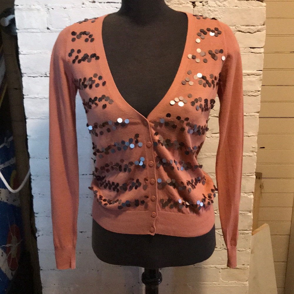 ☃️ 4/$20 Moda International Sequined Cardigan